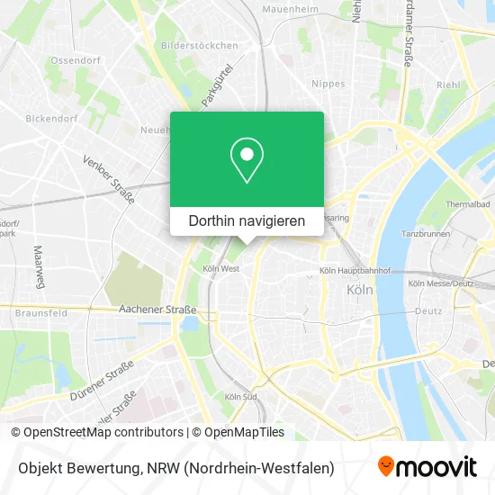 Objekt Bewertung Karte