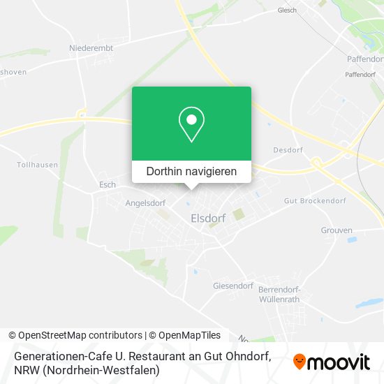 Generationen-Cafe U. Restaurant an Gut Ohndorf Karte