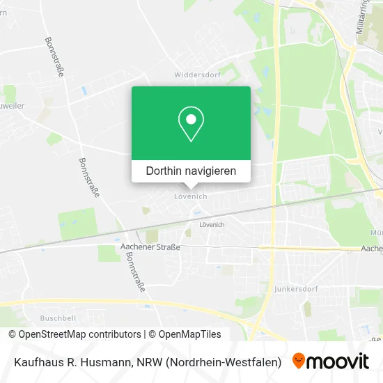 Kaufhaus R. Husmann Karte