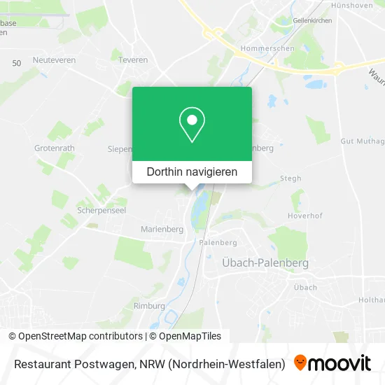 Restaurant Postwagen Karte