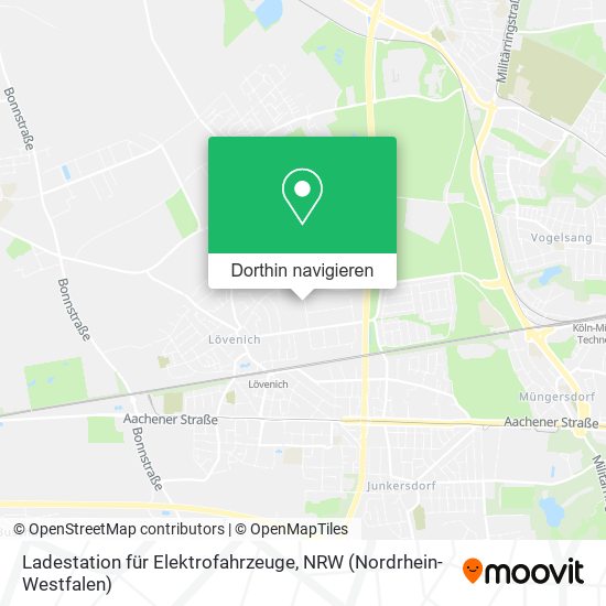 Ladestation für Elektrofahrzeuge Karte