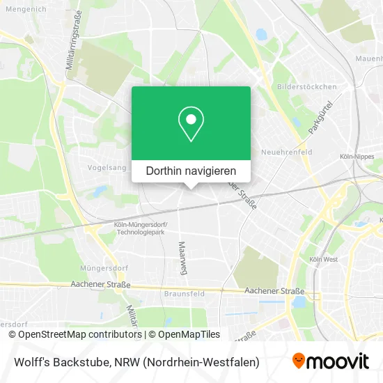 Wolff's Backstube Karte