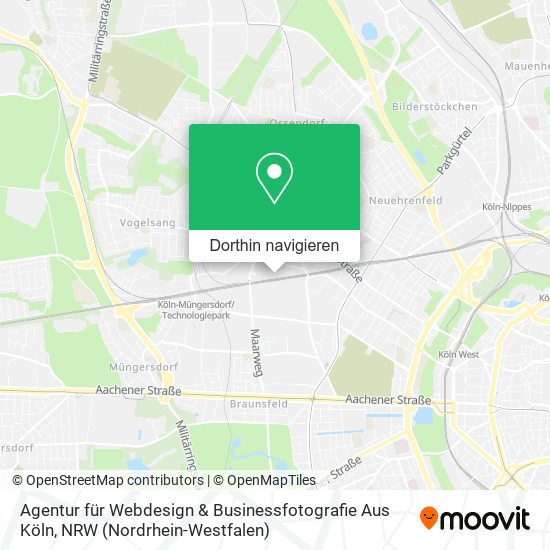 Agentur für Webdesign & Businessfotografie Aus Köln Karte