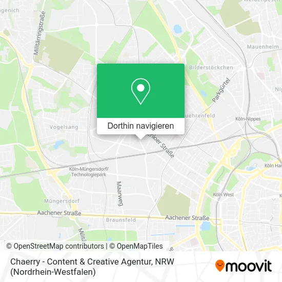 Chaerry - Content & Creative Agentur Karte