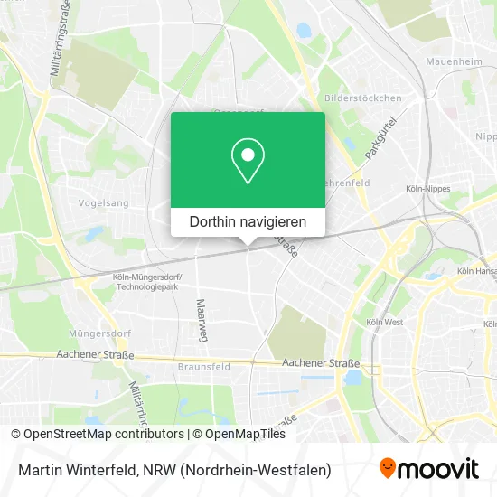 Martin Winterfeld Karte