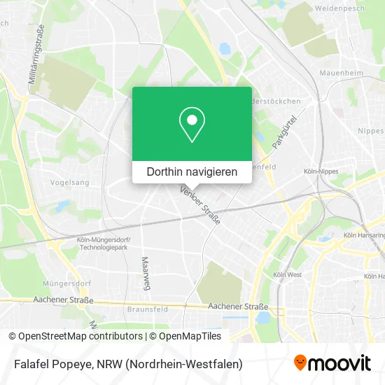 Falafel Popeye Karte