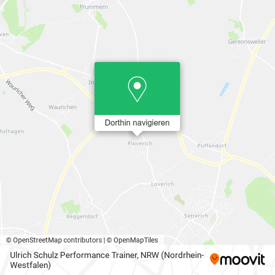 Ulrich Schulz Performance Trainer Karte