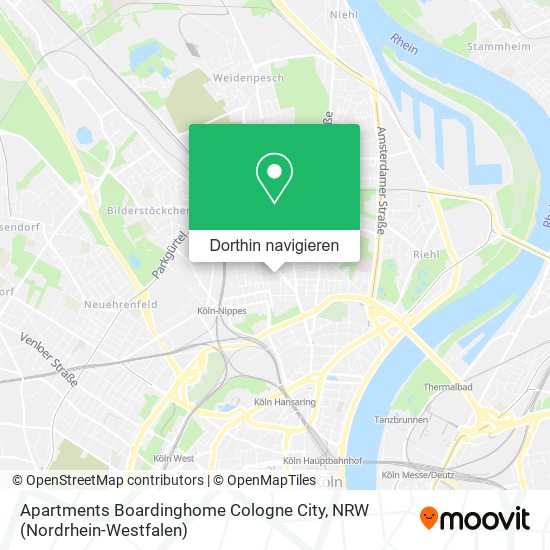 Apartments Boardinghome Cologne City Karte