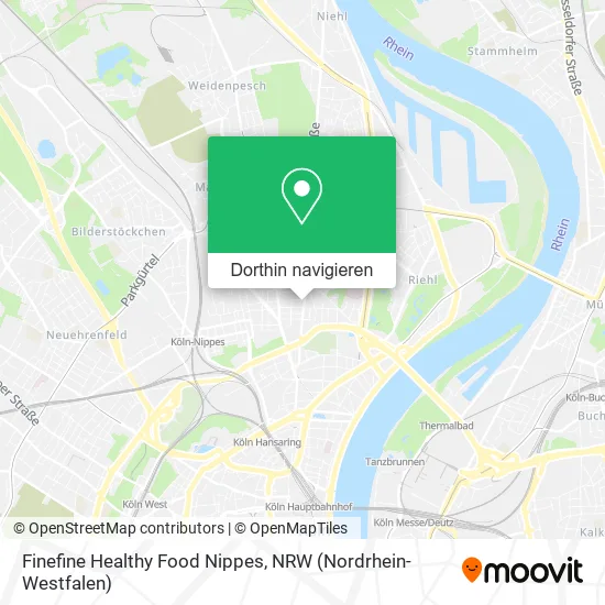 Finefine Healthy Food Nippes Karte