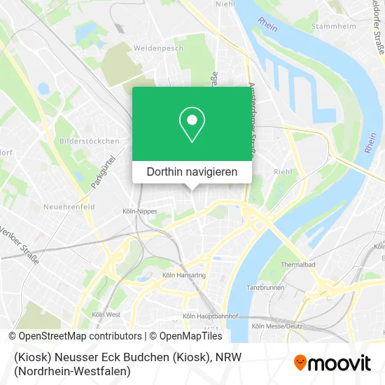 (Kiosk) Neusser Eck Budchen (Kiosk) Karte