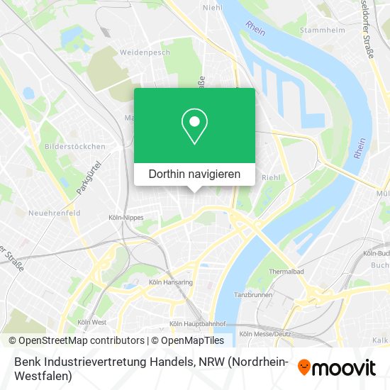 Benk Industrievertretung Handels Karte