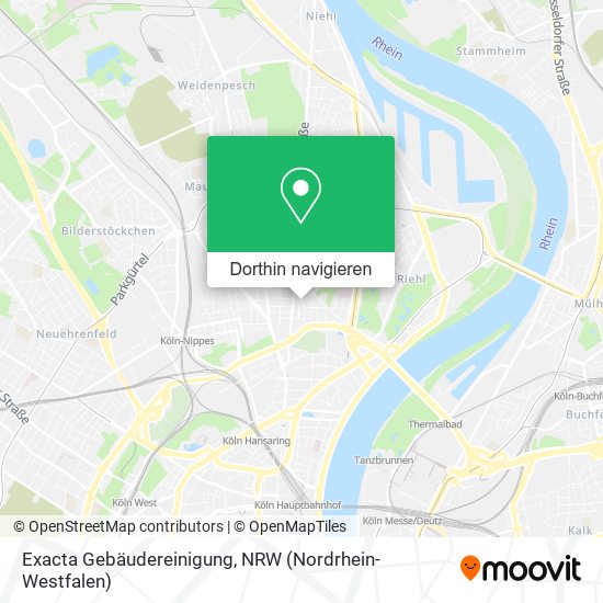 Exacta Gebäudereinigung Karte