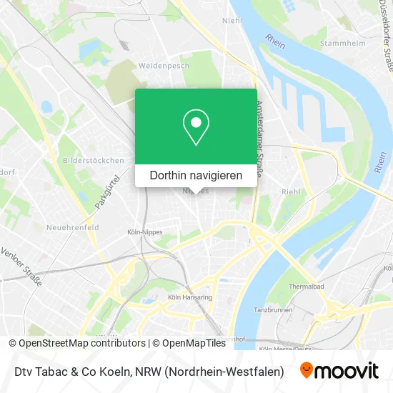 Dtv Tabac & Co Koeln Karte