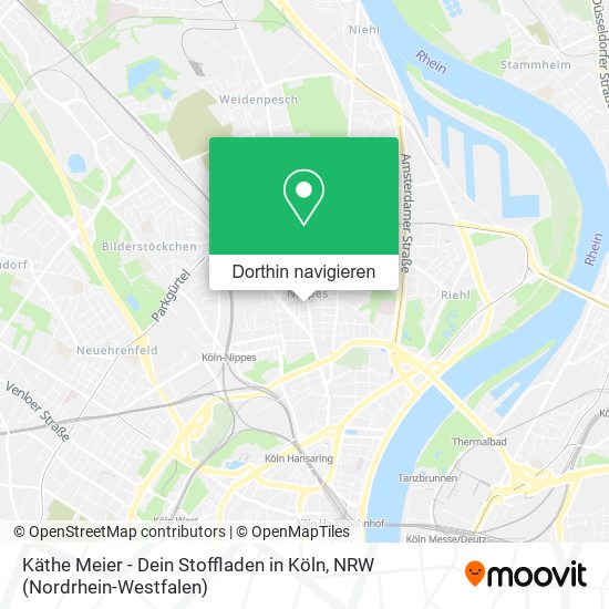 Käthe Meier - Dein Stoffladen in Köln Karte