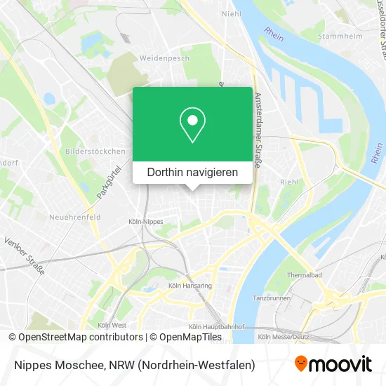 Nippes Moschee Karte