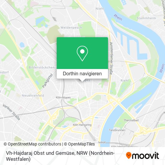 Vh-Hajdaraj Obst und Gemüse Karte