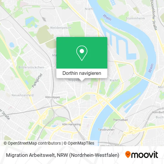 Migration Arbeitswelt Karte