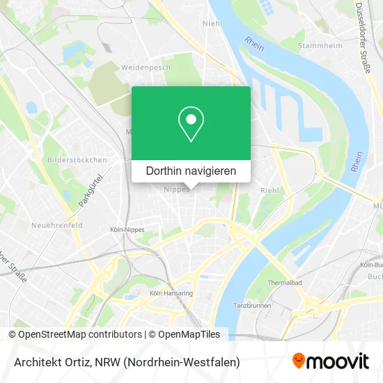 Architekt Ortiz Karte