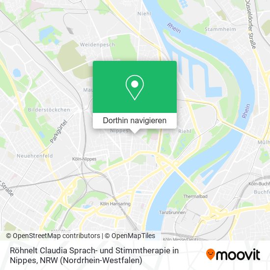 Röhnelt Claudia Sprach- und Stimmtherapie in Nippes Karte