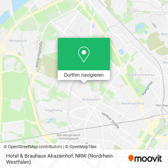 Hotel & Brauhaus Akazienhof Karte