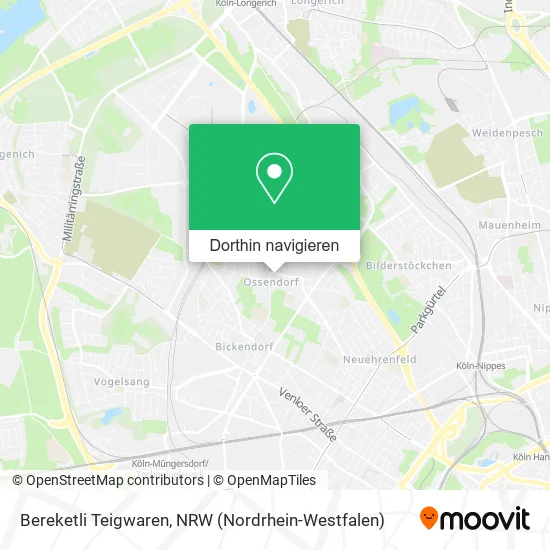 Bereketli Teigwaren Karte