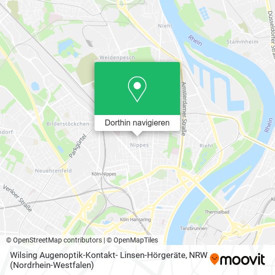 Wilsing Augenoptik-Kontakt- Linsen-Hörgeräte Karte
