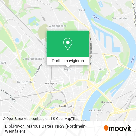 Dipl.Psych. Marcus Baltes Karte