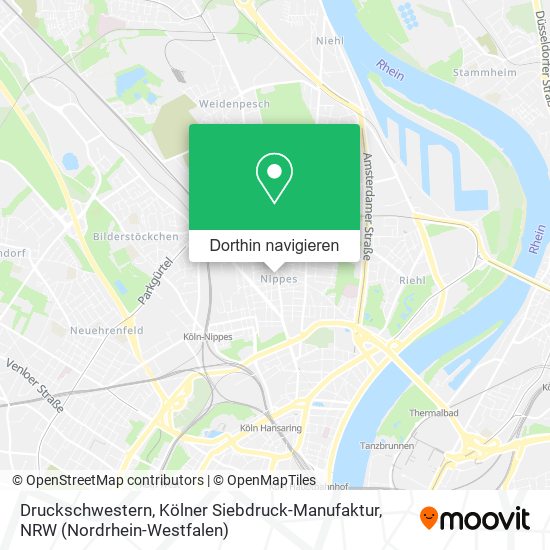 Druckschwestern, Kölner Siebdruck-Manufaktur Karte