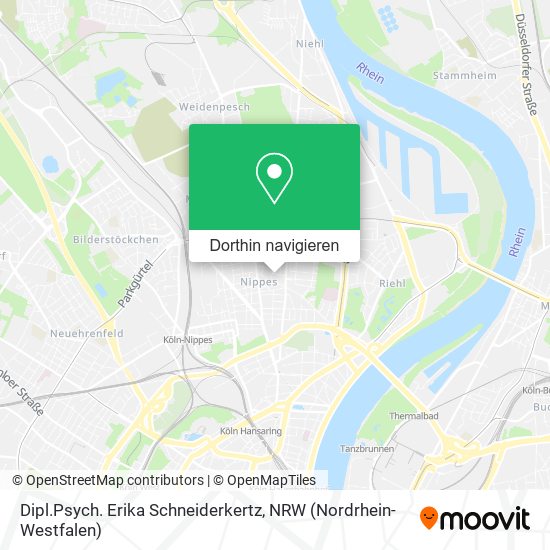 Dipl.Psych. Erika Schneiderkertz Karte