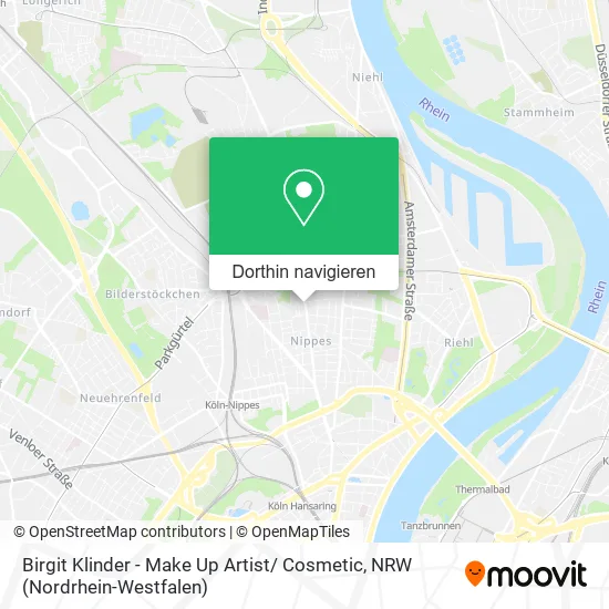 Birgit Klinder - Make Up Artist/ Cosmetic Karte