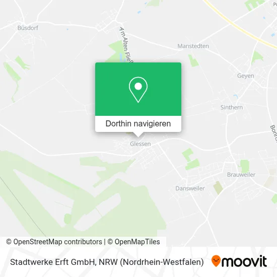 Stadtwerke Erft GmbH Karte