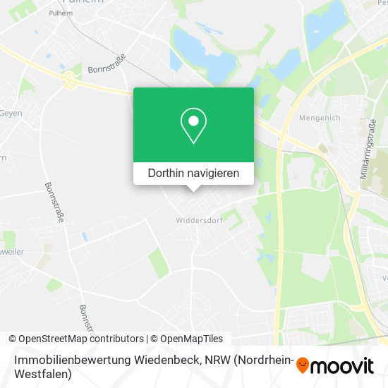 Immobilienbewertung Wiedenbeck Karte