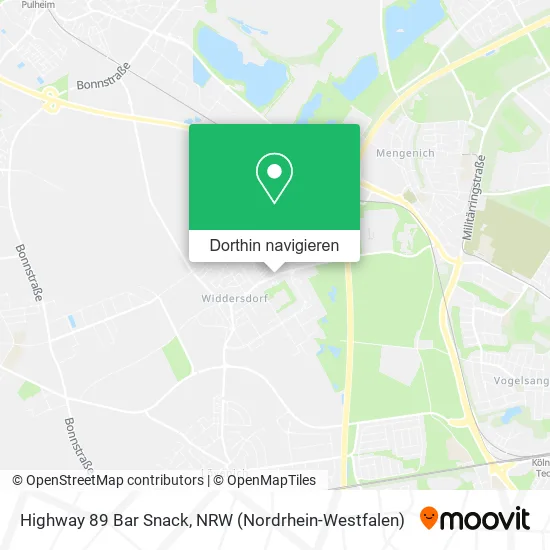 Highway 89 Bar Snack Karte