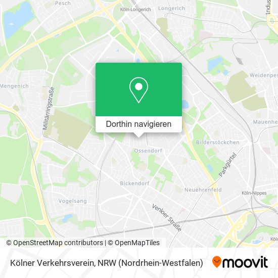Kölner Verkehrsverein Karte