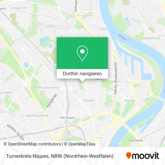 Turnerkreis Nippes Karte