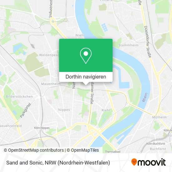 Sand and Sonic Karte