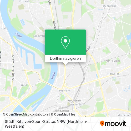 Städt. Kita von-Sparr-Straße Karte