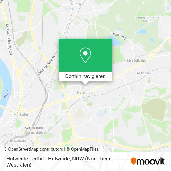 Holweide Leitbild Holweide Karte