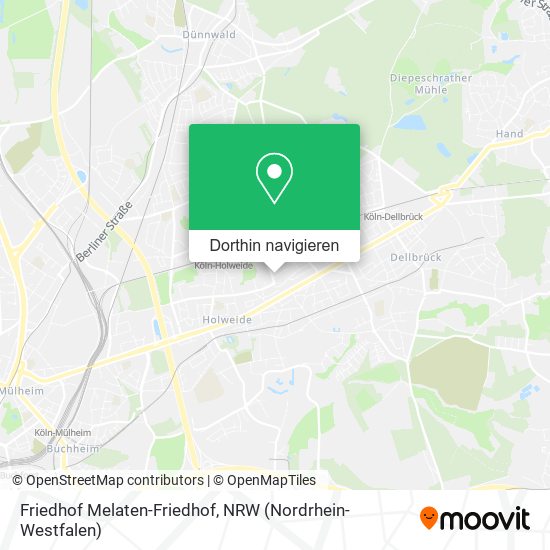 Friedhof Melaten-Friedhof Karte
