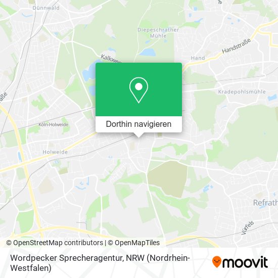 Wordpecker Sprecheragentur Karte