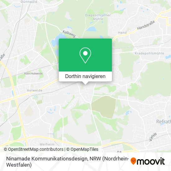 Ninamade Kommunikationsdesign Karte