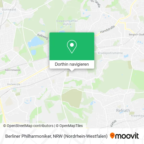 Berliner Philharmoniker Karte