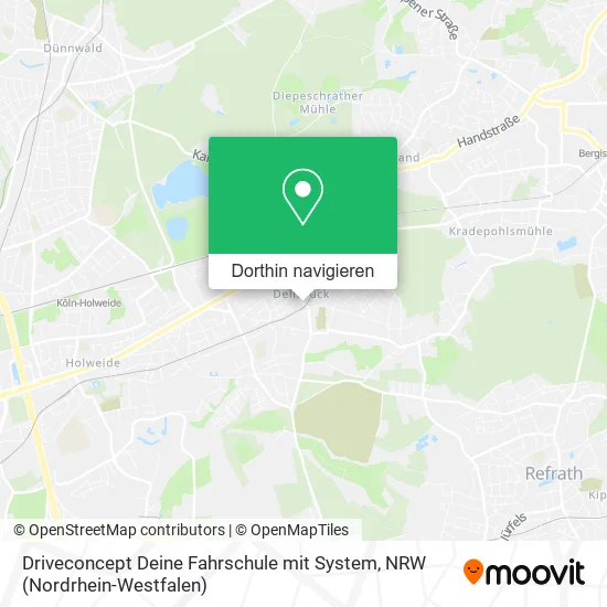 Driveconcept Deine Fahrschule mit System Karte