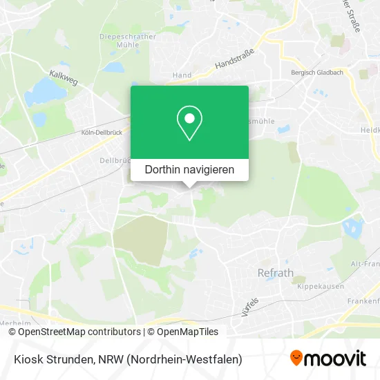 Kiosk Strunden Karte