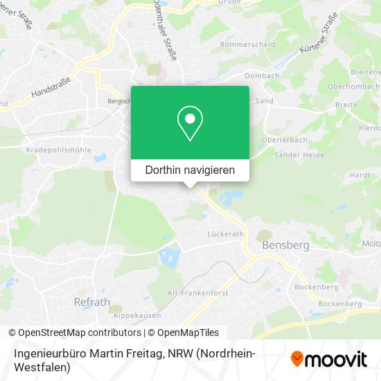 Ingenieurbüro Martin Freitag Karte