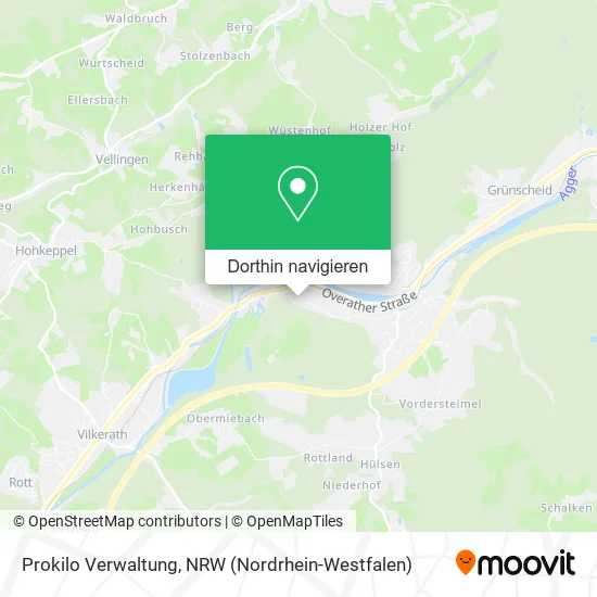 Prokilo Verwaltung Karte