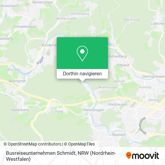 Busreiseunternehmen Schmidt Karte