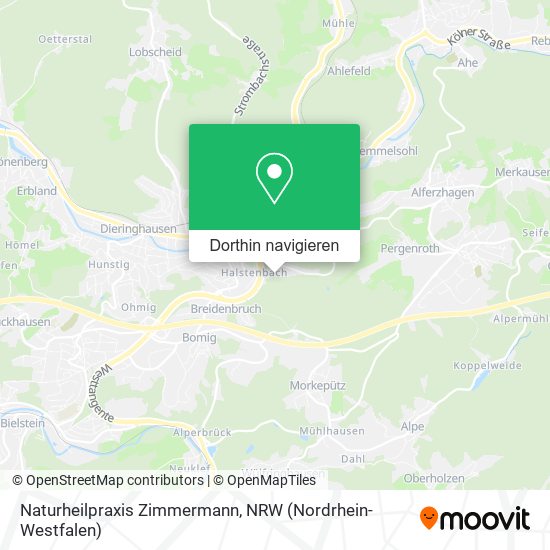 Naturheilpraxis Zimmermann Karte