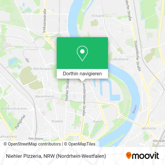 Niehler Pizzeria Karte