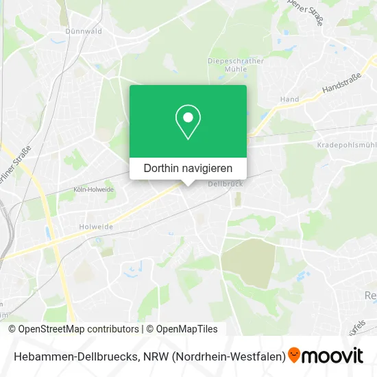 Hebammen-Dellbruecks Karte